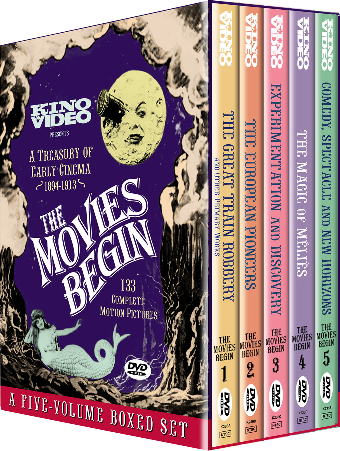 The Movies Begin DVD 5枚組 The Movies Begin DVD (A Treasury of Early Cinema, 1894-1913)