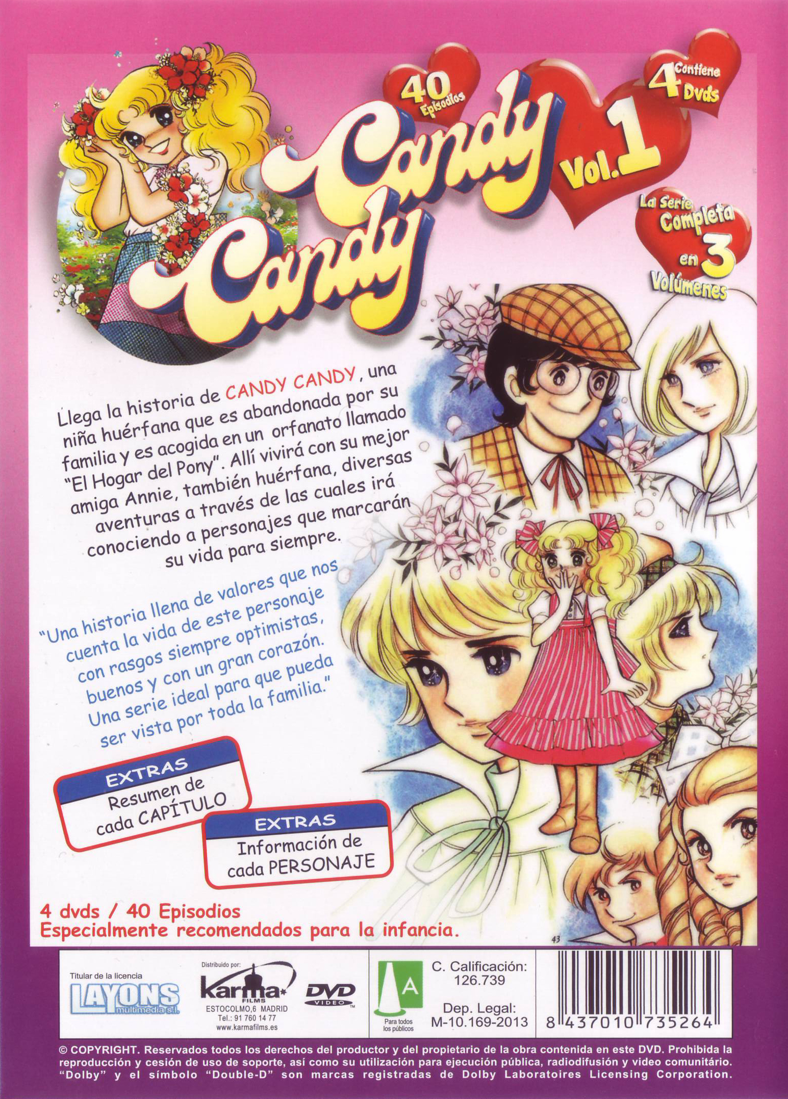 Candy Candy DVD (Spain)