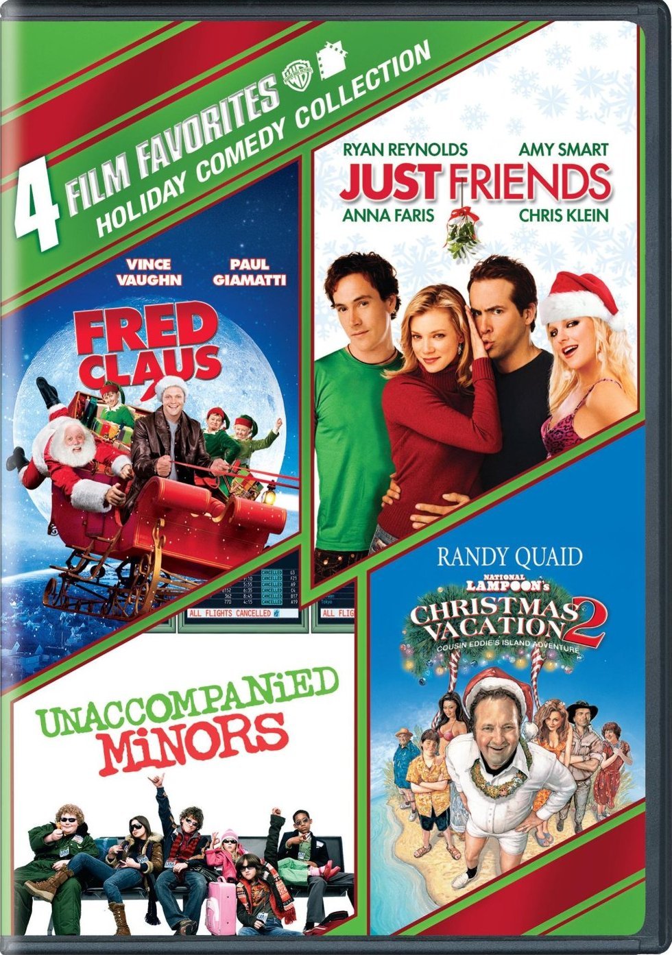 4 Film Favorites: Holiday Comedy DVD (Fred Claus, Just Friends