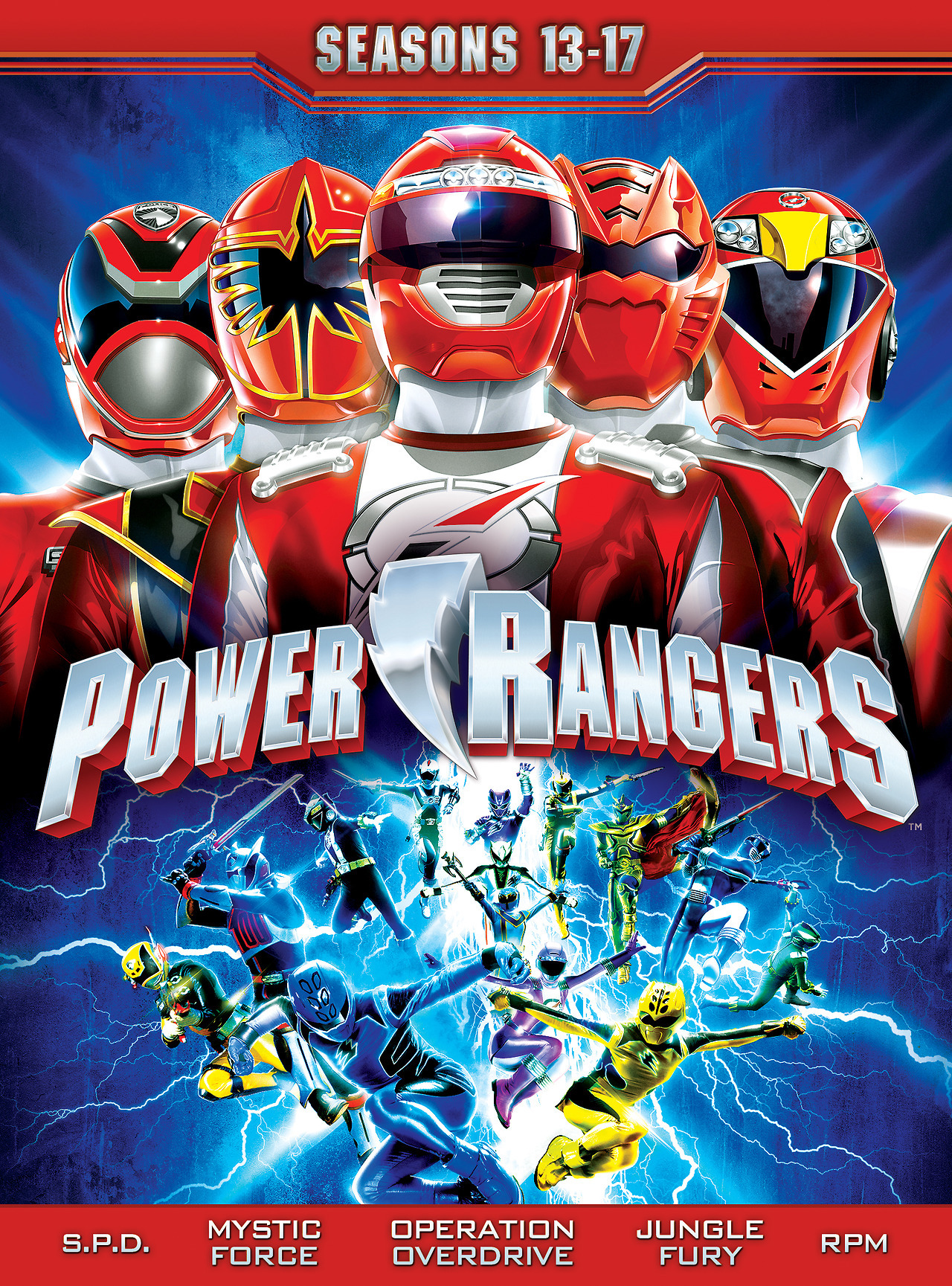 Power Rangers: Seasons 13-17 DVD (S.P.D. / Mystic Force