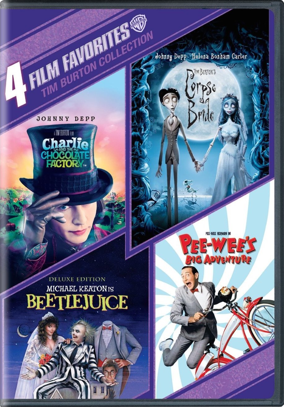 4 Film Favorites: Tim Burton Collection DVD (Charlie and the