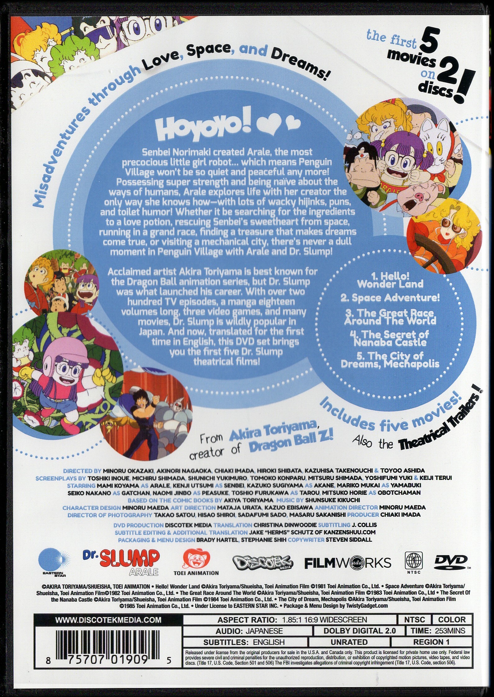 Dr. Slump The Movies 1-5 DVD