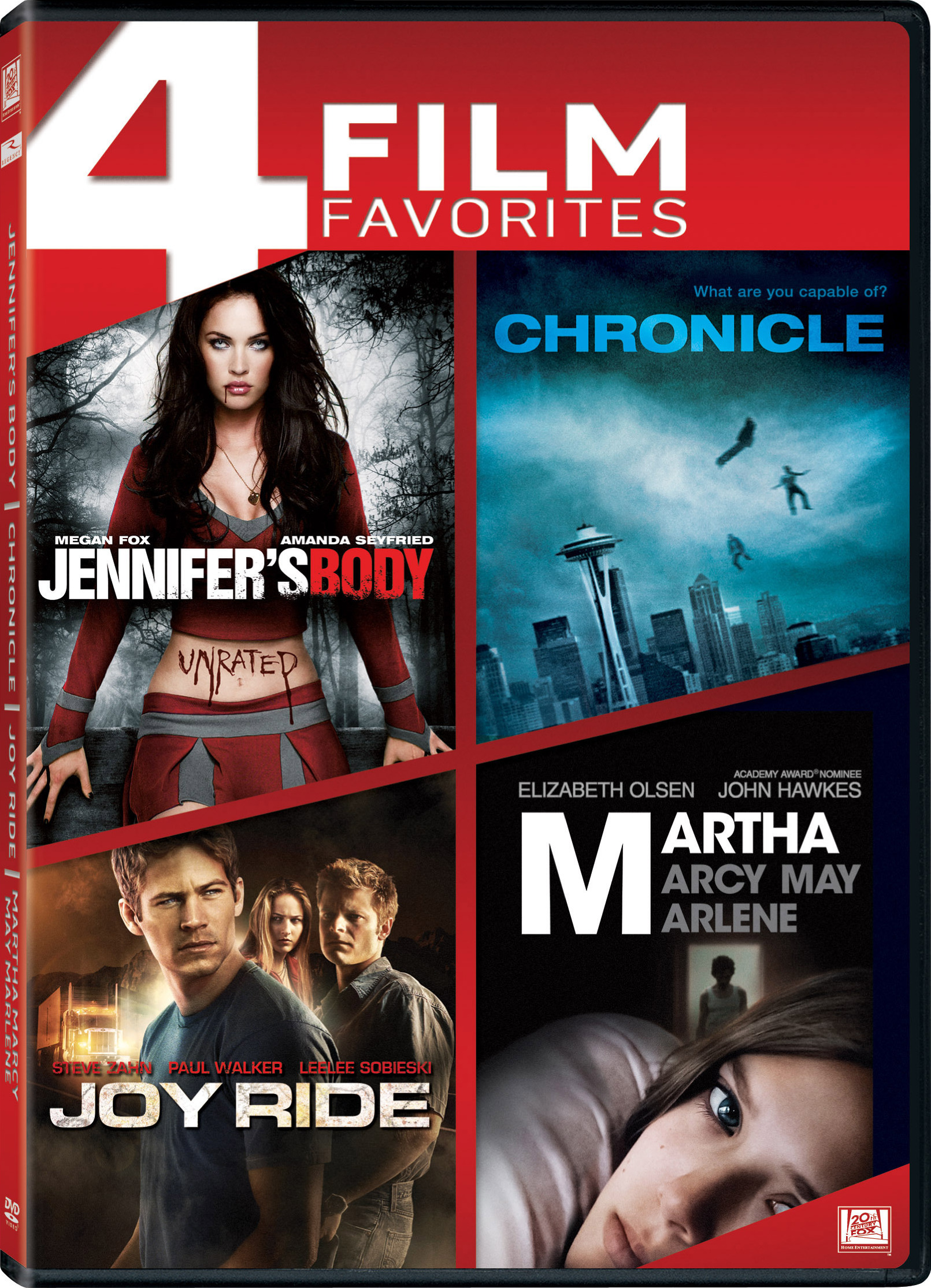 4 Film Favorites DVD (Jennifer's Body / Chronicle / Joy Ride