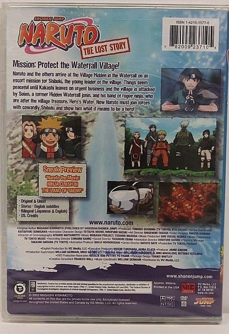 Naruto: The Lost Story – Mission: Protect the Waterfall Village (anime,  2003)