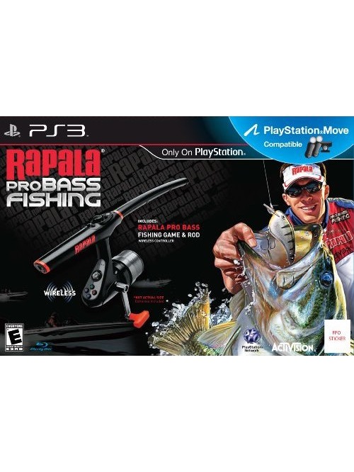 Rapala Pro Bass Fishing with Rod Peripheral PS3