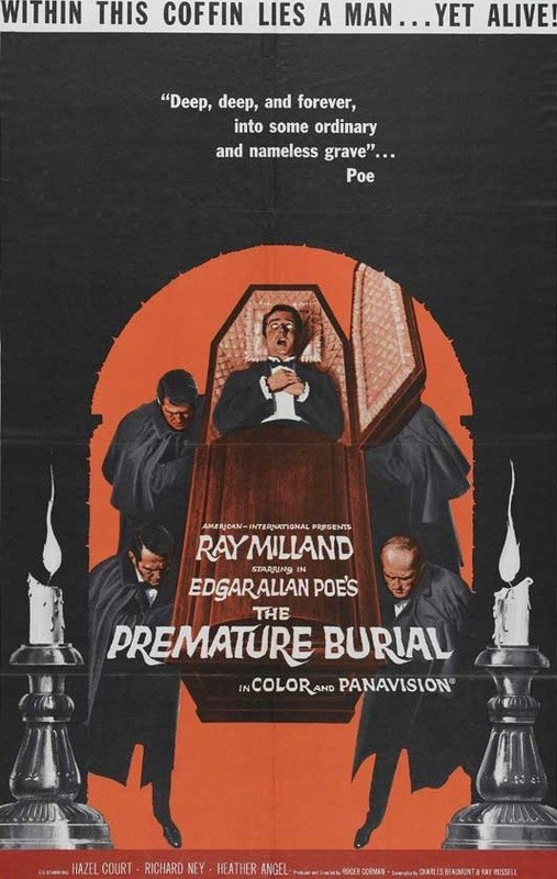 THE PREMATURE BURIAL ORIGINAL BRITISH LOBBY CARD HAZEL COURT 1962