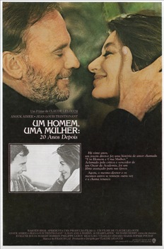 洋楽 A Man and a Woman: 20 Years Later A Man and a Woman 20 Years Later (1986) One-Sheet Movie Poster