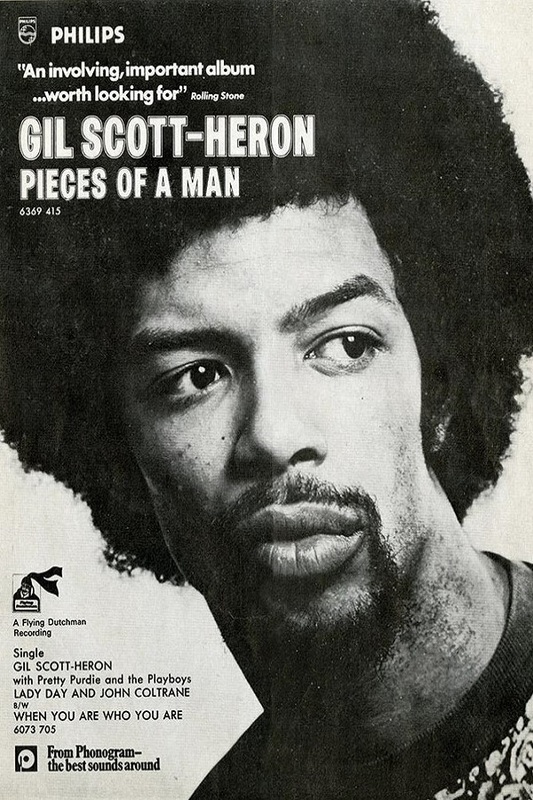 GIL SCOTT HERON PIECES OF A MAN US盤 - 洋楽