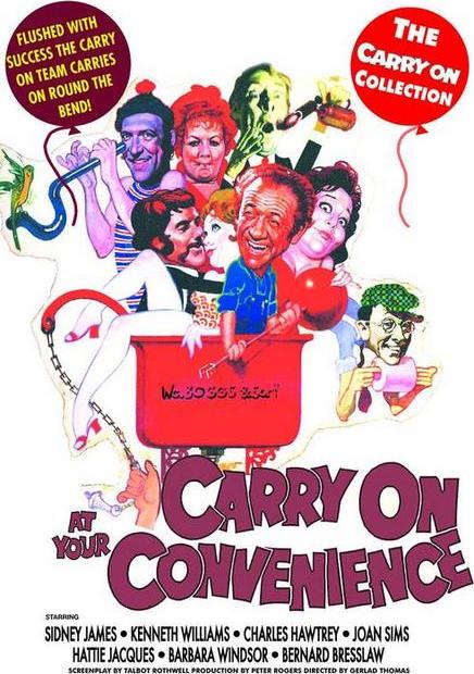 Carry on At Your Convenience movie trading cards 