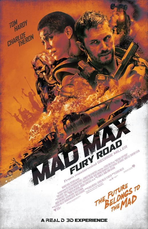 "Mad Max. Fury Road" ..Tom Hardy  Classic Action Movie Poster Various Sizes 