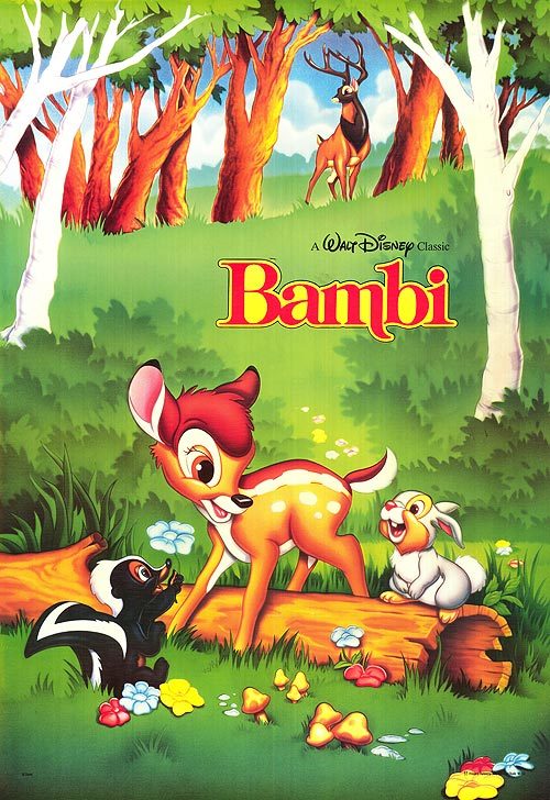 bambi 1942 he is the son of a stag who rules the forest