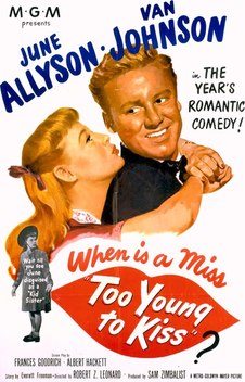 Too Young To Kiss (1951)