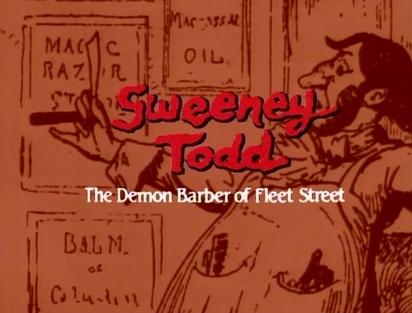 salami Pez anémona Económico Sweeney Todd: The Demon Barber of Fleet Street (1982)