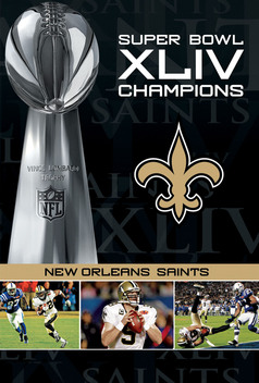 New Orleans Saints Glory Super Bowl XLIV Champions Commemorative Wal –  Sports Poster Warehouse