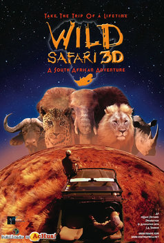 AFRiCAN SAFARi 3D Documentary Africa Elephant Ben Stassen LARGE French POSTER 