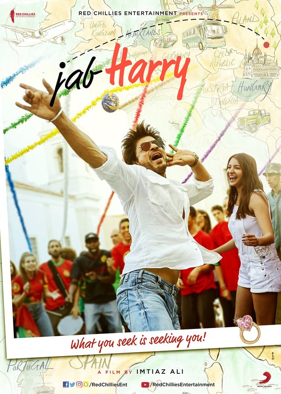 Jab Harry Met Sejal Hindi Blu Ray 2017 - Anushka Sharma, Sharukh