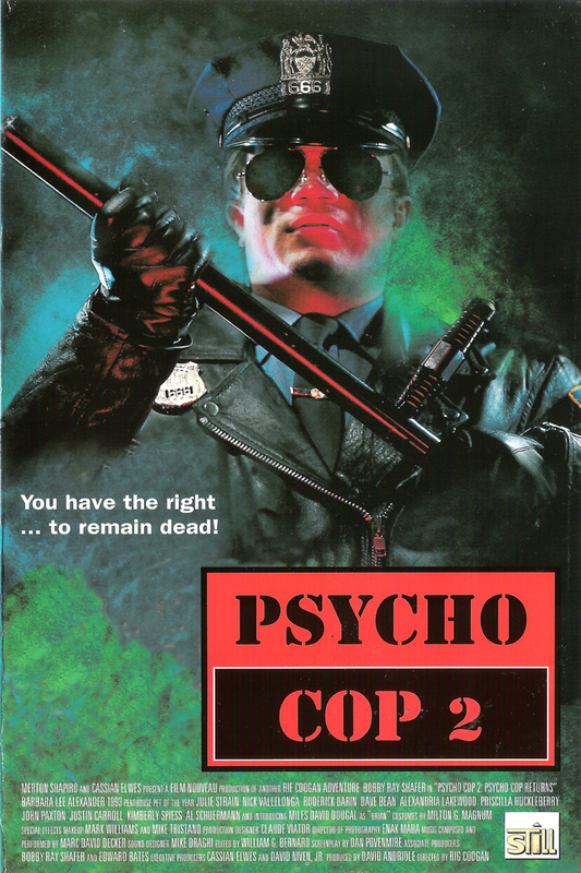 Psycho Cop Returns (1993)