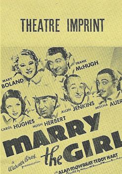 Marry the Girl (1937)