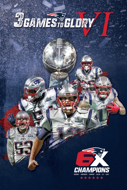 3 Games to Glory VI: New England Patriots (Blu-ray)