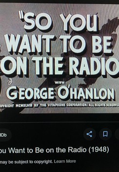 So You Want to Be on the Radio (1948)