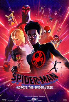 SPIDER-MAN ACROSS THE SPIDER VERSE / CAST (2023) - 2 x 3 MOVIE POSTER  MAGNET