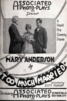 Too Much Married (1921)