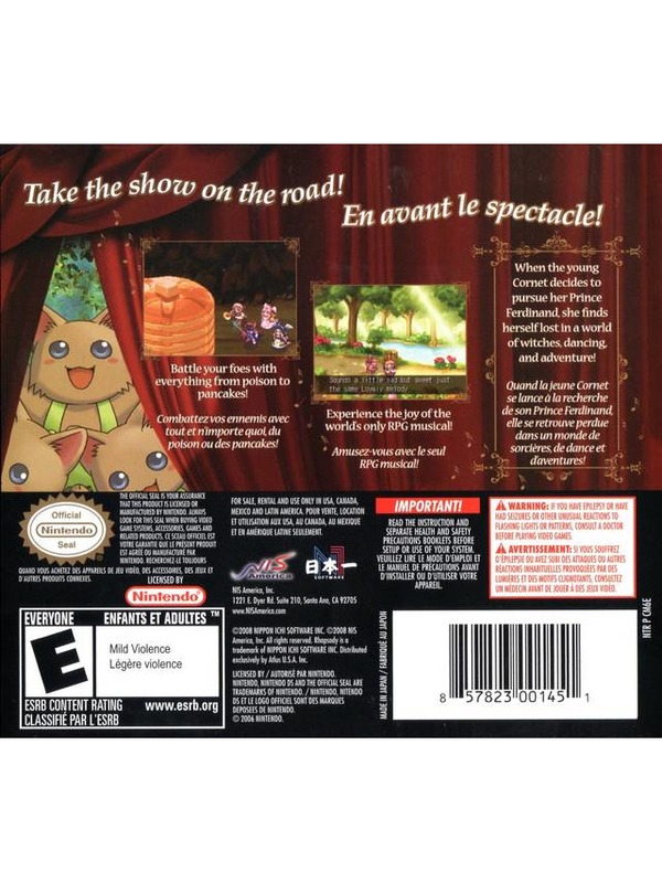 Rhapsody A Musical Adventure DS