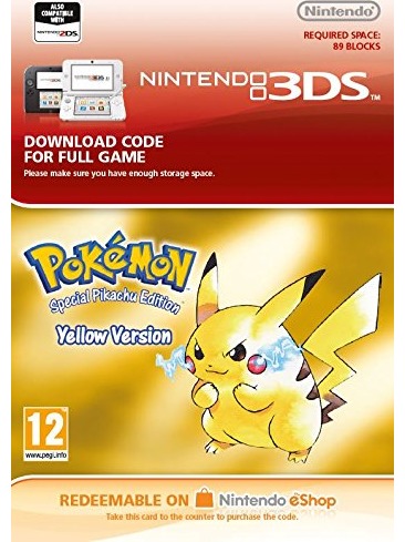 Pokemon yellow hot sale nintendo 3ds