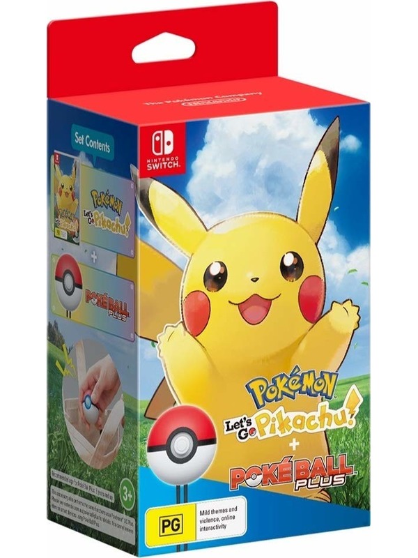 Pokémon: Let’s Go, Pikachu! + Poké Ball Plus Pack Switch