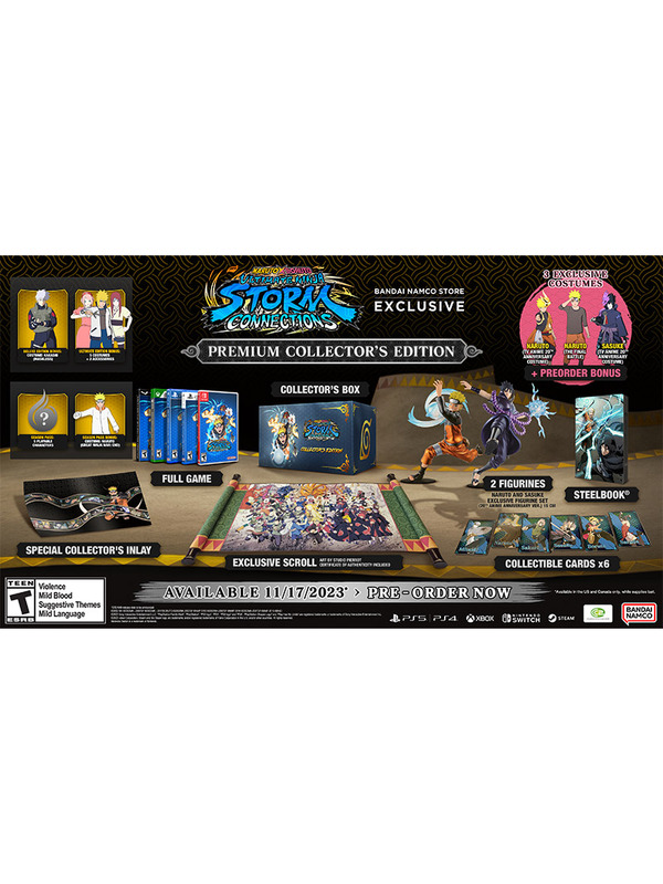 PS5 Premium Collector's Edition NARUTO X BORUTO Ultimate Ninja STORM  CONNECTIONS