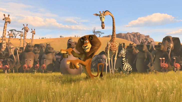 Madagascar Escape 2 Africa (2008) Moto Moto And Gloria Scene 