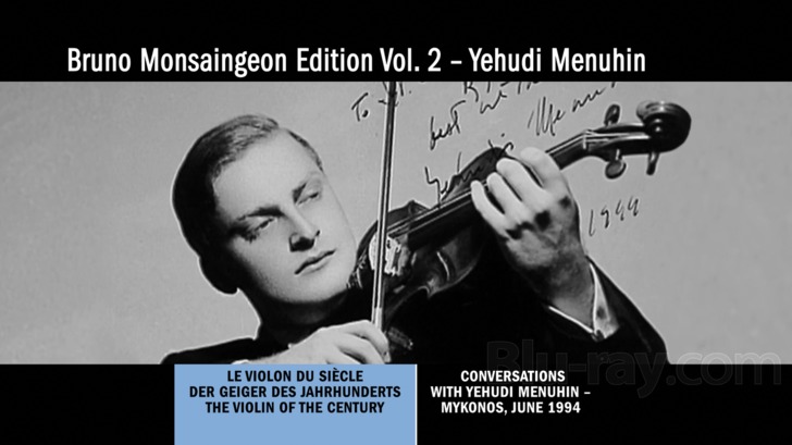 Bruno Monsaingeon Edition, Vol. 2 - Yehudi Menuhin Blu-ray