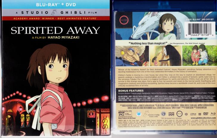 Spirited Away Blu-ray (千と千尋の神隠し / Sen to Chihiro no Kamikakushi)