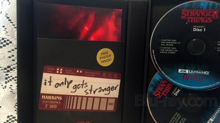 Stranger Things Netflix Exclusive Complete Season 1 and Season 2 Bundle,  DVD / Blu-ray Discs in VHS 