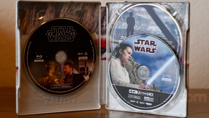 Star Wars: Episode VIII - The Last Jedi 4K Blu-ray (Best Buy Exclusive  SteelBook)