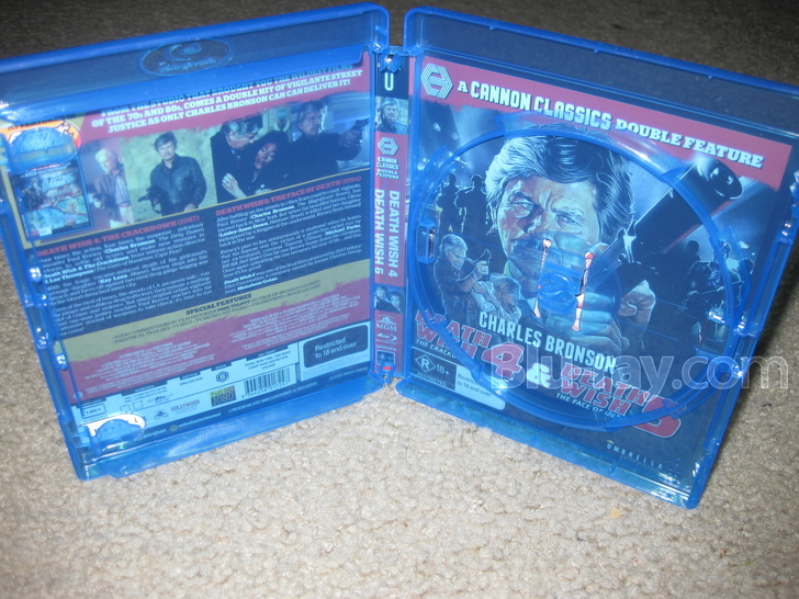 Death Wish 4 The Crackdown Death Wish 5 The Face Of Death Blu Ray