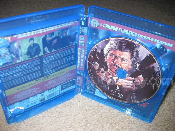 Death Wish 4 The Crackdown Death Wish 5 The Face Of Death Blu Ray