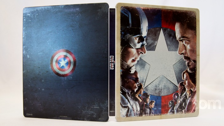 captain america civil war blu ray steelbook