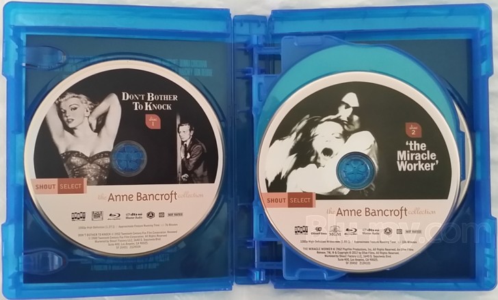 The Anne Bancroft Collection Blu-ray (Don't Bother to Knock / The ...