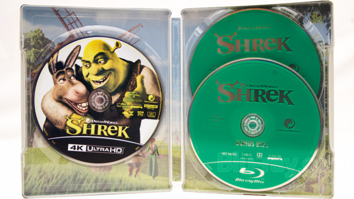 Shrek 20th Anniversary Edition 4K Ultra HD + Blu-Ray + Digital Code  Unboxing 