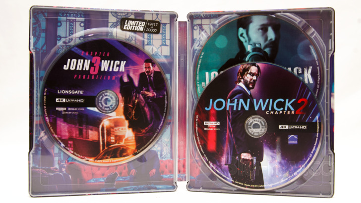 John Wick Chapters K Blu Ray Best Buy Exclusive Steelbook