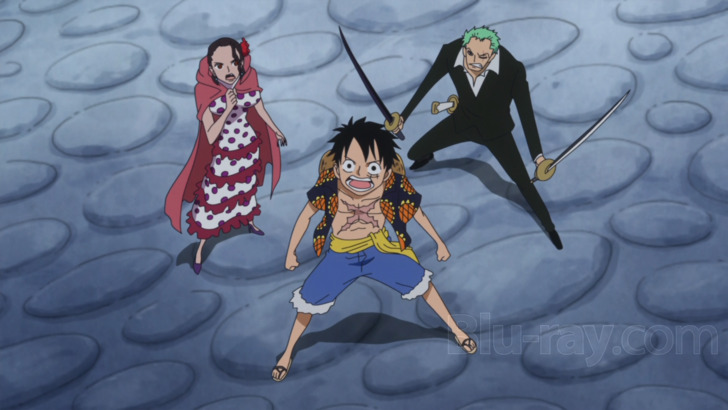 One Piece on Netflix is widescreen -- which means the scenes are