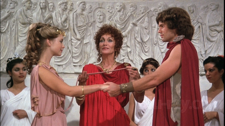 Harry Hamlin as Perseus, Maggie Smith as Thetis, Burgess Meredith