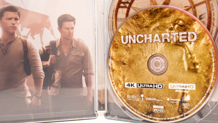 Uncharted - Fora do Mapa - 4K UHD + BLU-RAY Steelbook Edição Limitada  Coreana - Fullslip