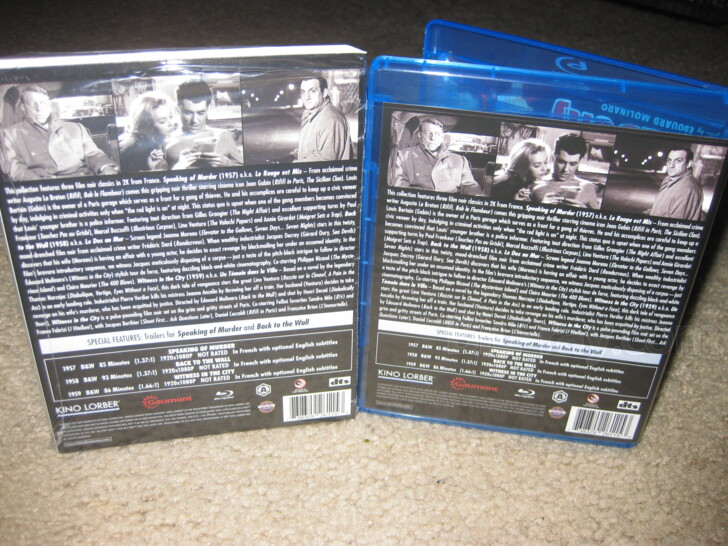 French Noir Collection Blu-ray (Speaking of Murder / Back to the