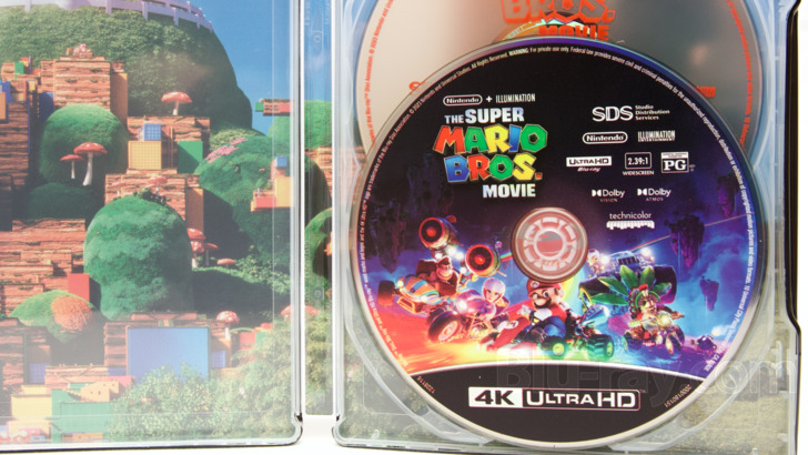 Super Mario Bros Movie Best Buy Exclusive Power Up Steelbook 4K Blu-Ray  Digital