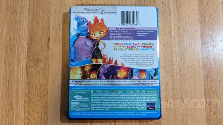 Elemental 4K Blu-ray (Best Buy Exclusive SteelBook)