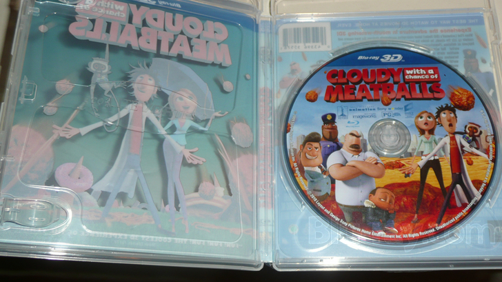 Cloudy With a Chance of Meatballs 3D Blu-ray (Blu-ray 3D)