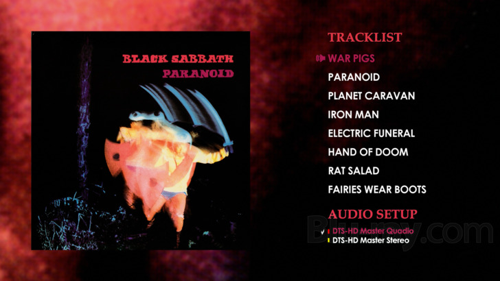 Black Sabbath: Paranoid Blu-ray (CD case)
