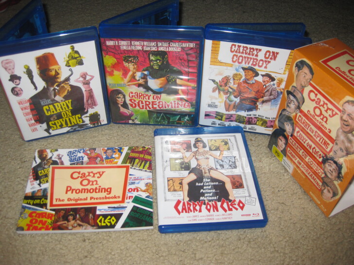 Carry On: Film Collection 3 Blu-ray (Carry On Spying / Carry On Cleo / Carry  On Cowboy / Carry On Screaming) (Australia)